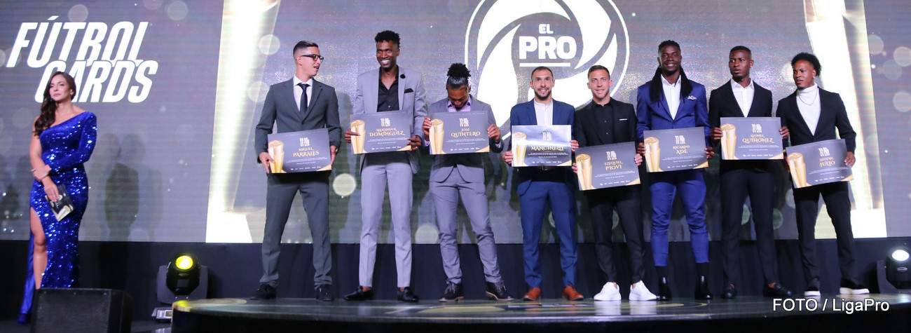 LigaPro realizó la premiación a lo mejor del fútbol ecuatoriano de la temporada 2023 en acto realizado en Quito; Alexander Domínguez, designado el Jugador Pro