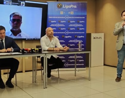 LigaPro y empresa argentina WorldSys firman convenio para garantizar transparencia en los equipos del fútbol ecuatoriano