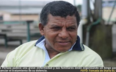 Pedro Pablo ‘Papi’ Perlaza y su partido más duro. Padece cáncer de próstata, familiares organizan ‘Bingo’ para el 31 de octubre, en Esmeraldas