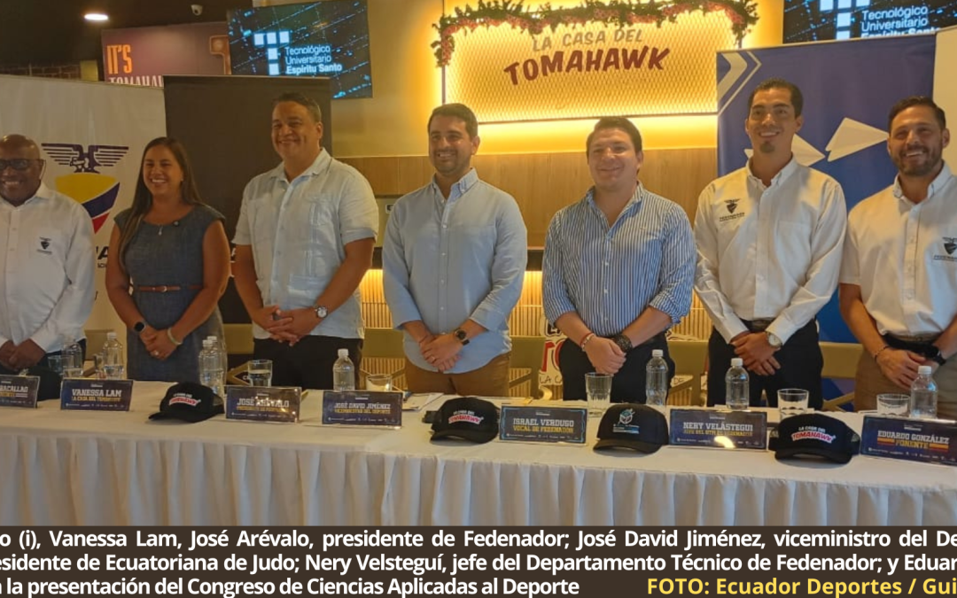 En marcha III Congreso de Ciencias Aplicadas al Deporte; fue la ocasión de presentar a Israel Verdugo, como candidato a la presidencia de Fedenador