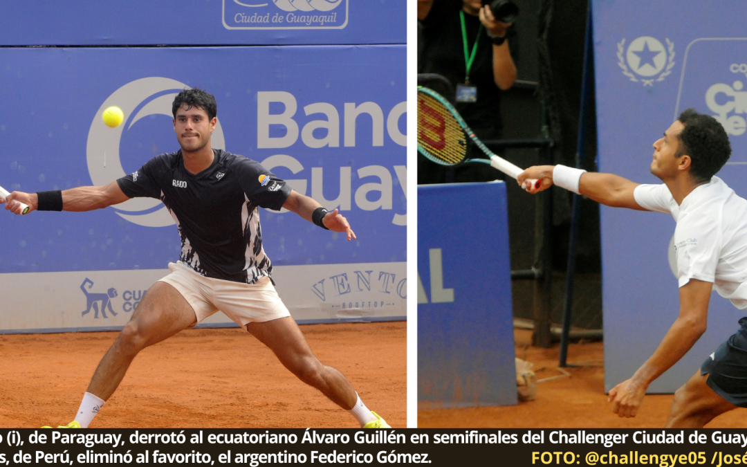 Challenger Ciudad de Guayaquil: Eliminados Álvaro Guillén y  campeón vigente; final la disputarán paraguayo Daniel Vallejo y peruano Juan Pablo Varillas