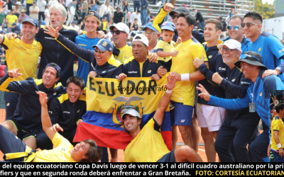 Sorprendente Ecuador tumba a gigante Australia en 1ra ronda de los Qualifiers de Copa Davis; ganó 3-1 y en siguiente etapa se las verá con Gran Bretaña