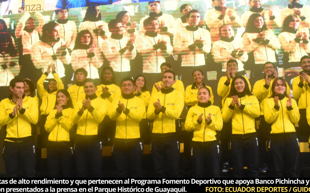 Banco Pichincha presentó al Team que apoya, a través de Fundación Crisfe, y destacó su presencia con ellos antes, durante y después de las competencias