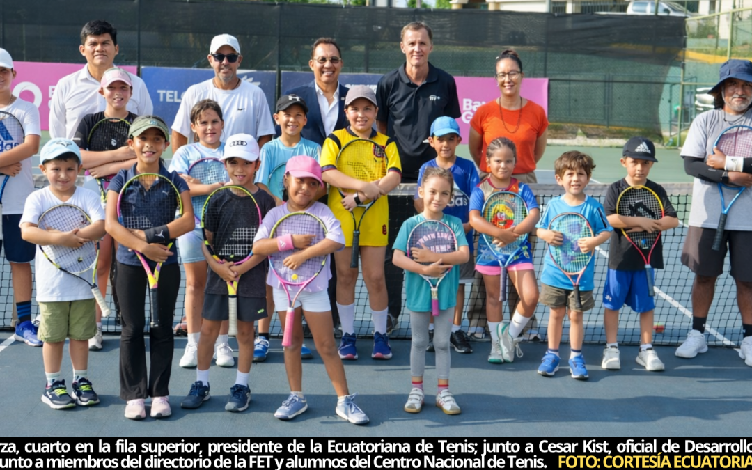 Oficial de Desarrollo de la ITF llegó a Ecuador para definir estrategias que irán en beneficio del tenis nacional, junto a presidente de la FET, Patricio Galarza
