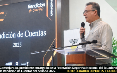 Presidente (e) de Fedenador resalta transparencia, gestión deportiva y ausencia de tres provincias en las capacitaciones, durante rendición de cuentas 2025
