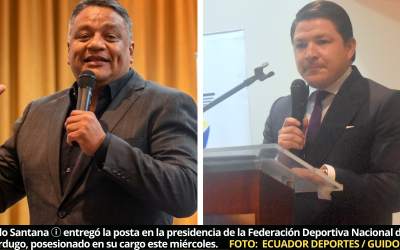Relevo de Presidente en la Federación Deportiva Nacional del Ecuador abre expectativa por trabajo y desafíos de nueva directiva
