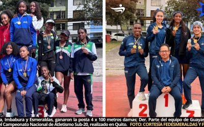 Guayas finaliza segunda en Campeonato Nacional de Atletismo categoría sub-20; realizado en Quito y donde Pichincha se ubicó primera