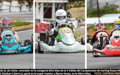 Variaciones climáticas acompañaron la V Válida del Rotax Max Challenge que se corrió en el Kartódromo Cotopaxi