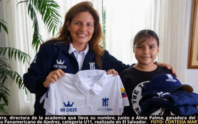 Ecuatoriana Alma Palma deja en alto el nombre de su país al ganar la U11 del Campeonato Panamericano de Ajedrez, realizado en El Salvador