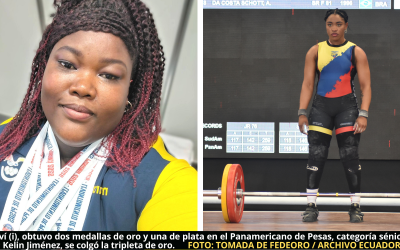 Ecuador finaliza segundo en damas y quinto en varones durante Panamericano de Halterofilia, de Panamá; destacan Lissette Ayoví y Kelin Jiménez