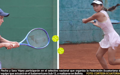 Selectivo nacional de tenis permitirá completar equipo de Ecuador, categoría sub-12, que participará en Sudamericano de Bolivia