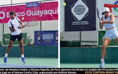 Perú y Estados Unidos ganan título en singles del ITF Junior J100 Copa Gogo Week, jugado en Salinas