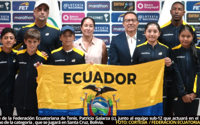 Selección sub-12 de tenis de Ecuador se alista para Sudamericano de Bolivia