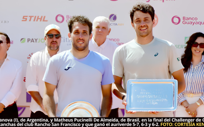 Brasileño Matheus Pucinelli De Almeida remonta en la final del Challenger de Quito y se lleva el título