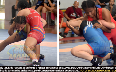 Guayas se impone en damas del Campeonato Nacional de Lucha y en la clasificación general, categorías U11 y U20; la escoltan Morona Santiago, Manabí, Pastaza y Cañar