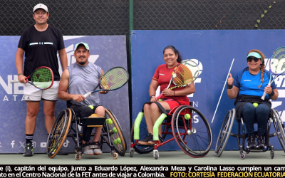 Tenis en silla de ruedas apunta a los Juegos Parasuramericanos que se realizarán en Colombia