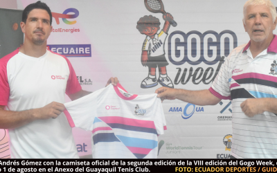 Andrés Gómez, acompañado de su hijo Emilio, presentó la segunda etapa de la octava edición del Gogo Week