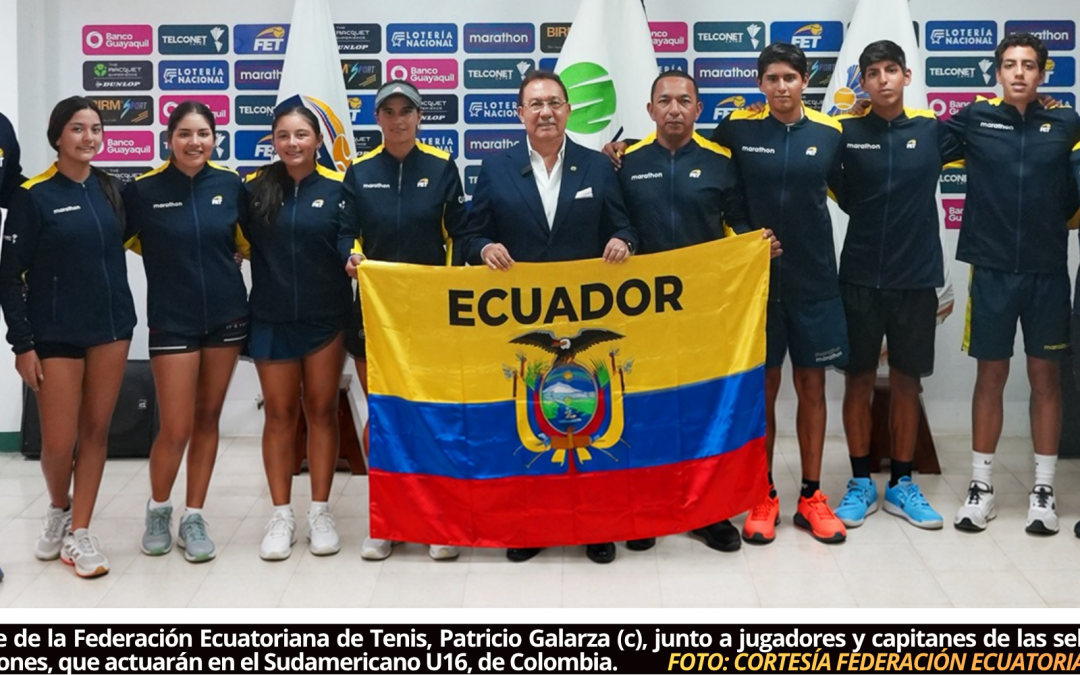Tenis de Ecuador se desplazó a Colombia para participar en el Campeonato Sudamericano, categoría sub-16