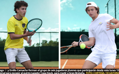 Con seis tenistas inicia selectivo para completar equipo Copa Davis que enfrentará a Gran Bretaña