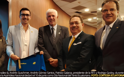 Día del Tenis Ecuador se celebrará cada 10 de junio;  Asamblea Nacional aprobó rendir homenaje al título de Andrés Gómez, en Roland Garros