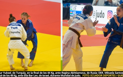 Uzbekistán, Rusia e Israel tienen las primeras medallistas del Mundial de Judo, categoría cadetes, que se realiza en Guayaquil