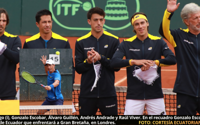 Ecuador y Gran Bretaña definen sus equipos para los Qualifiers de Copa Davis, que se jugará en septiembre próximo en Londres
