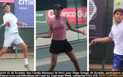 Definidos los cuartofinalistas del Cosat G2 Gogo Week, que se juega en el Anexo del Guayaquil Tenis Club