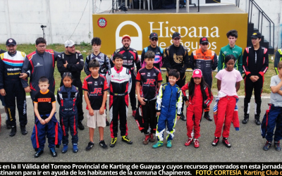 Se realizó II Válida del Campeonato Provincial de Karting del Guayas y los recursos generados, se destinarán para ayudar a moradores de la Comuna Chapineros