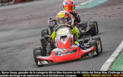 Se corrió Válida del Campeonato Rotax Max Challenge, Ecuador 2026, con nueva variante de circuito y 1.360 metros de longitud, en sentido horario y 17 curvas